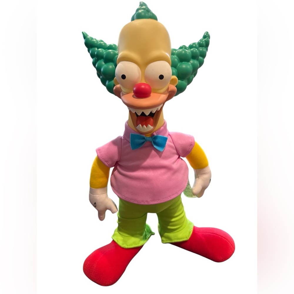 The Simpsons Talking Krusty Plush Doll, 16"